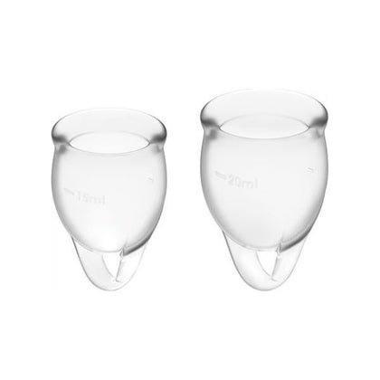 Satisfyer Feel Confident Menstrual Cup - Transparent