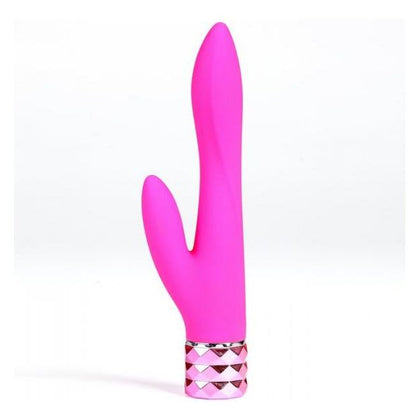 Rechargeable Silicone Dual Vibe Victoria Neon Pink