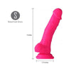 Billee 7 inches Realistic Silicone Dong Neon Pink