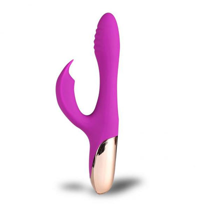 Skyler Rechargeable Silicone Bendable Rabbit Purple