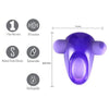 Casey Vibrating Erection Enhancer Ring Purple