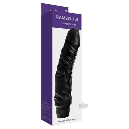 Kinx Rambo 7 Realistic Vibrator Black Os