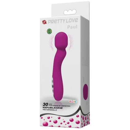 Pretty Love Paul USB Rechargeable Wand Fuchsia