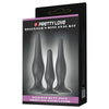 Pretty Love Beginner's Mini Anal Kit Black Set Of 3