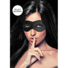 Velvet & Velcro Eye Mask Adjustable Black