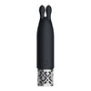 Royal Gems Twinkle Silicone Bullet Rechargeable Black