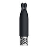 Royal Gems Twinkle Silicone Bullet Rechargeable Black