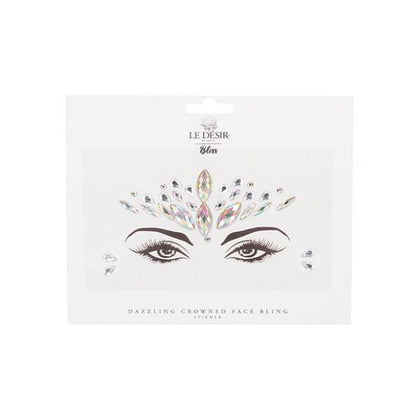 Shots Bliss Dazzling Crowned Face Bling Sticker O/s