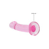 Realrock Non Realistic Dildo W Suction Cup 6.7in Pink