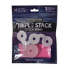 Perfect Fit Triple Donut Ring - Clear