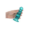 Realrock Curvy Dildo Or Butt Plug Turquoise