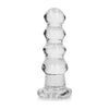 Realrock Curvy Dildo Or Butt Plug 5.5in Transparent