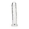 Realrock Straight Realistic 9 In Dildo Transparent