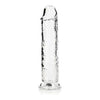 Realrock Straight Realistic 10 In Dildo Transparent