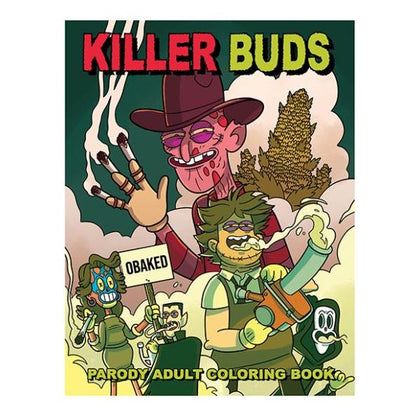 Wood Rocket Killer Buds Adult Coloring Book