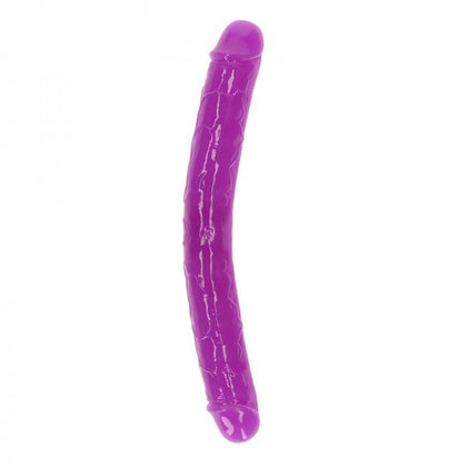 Realrock Glow In The Dark Double Dong 12 In. Dual-ended Dildo Neon Purple