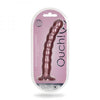 Shots Ouch! Beaded Silicone 8 In. G-spot Dildo Rose Gold