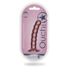 Shots Ouch! Beaded Silicone 5 In. G-spot Dildo Rose Gold