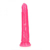 Realrock Glow In The Dark Slim 11 In. Dildo Neon Pink