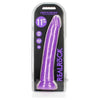 Realrock Glow In The Dark Slim 11 In. Dildo Neon Purple