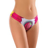 Mememe Intrigue Kissberry Printed Thong Xl