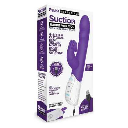 Re Recharge Clit Suction Rabbit Purple