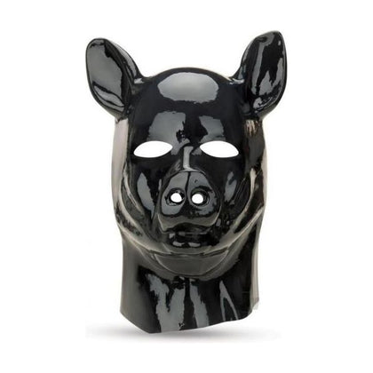 Prowler Red Latex Pig Hood Black