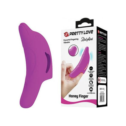 Pretty Love Delphini Dolphin Honey Finger Vibe - Fuchsia