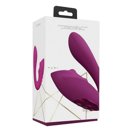 Vive Yumi Rechargeable Triple Motor G-spot Finger Motion Vibrator And Flickering Tongue Stimulator P