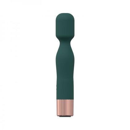 Loveline Glamour 10 Speed Mini-wand Silicone Rechargeable Waterproof Forest Green