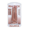 Realrock Two In One 7 In. / 8 In. Dildo Tan