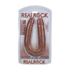 Realrock 9 In. U-shaped Double Dildo Tan