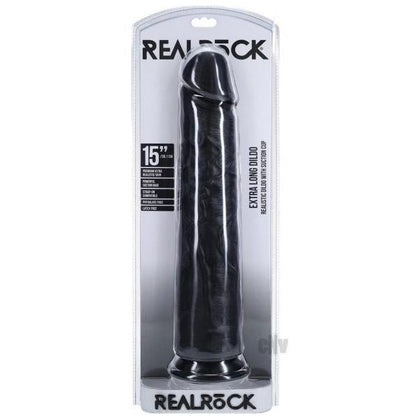 Realrock Xl Straight 15 Black