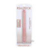 Realrock 14 In. Slim Double-ended Dong Beige