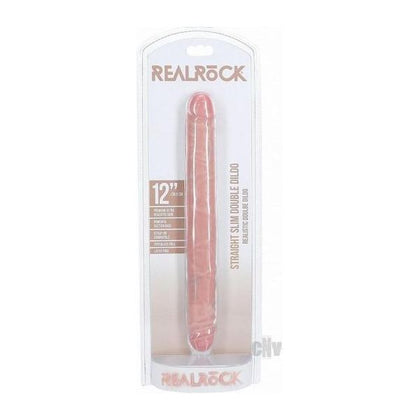 Realrock 12 In. Slim Double-ended Dong Beige