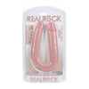 Realrock 9 In. U-shaped Double Dildo Beige