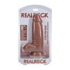 Realrock Extra Thick 8 In. Dildo With Balls Tan