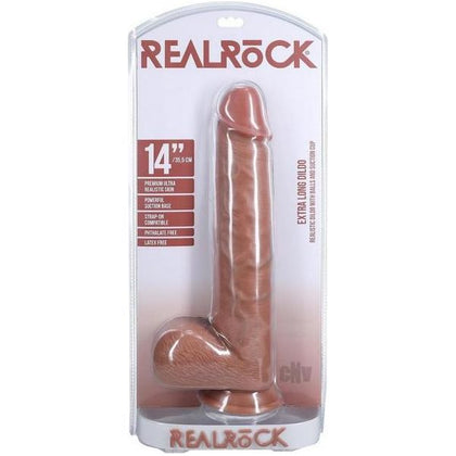 Realrock Xl Straight W Balls 14 Tan