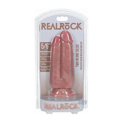 Realrock Two In One 5 In. / 6 In. Dildo Beige