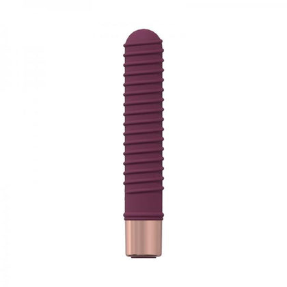 Loveline Poise 10 Speed Mini-vibe Silicone Rechargeable Waterproof Burgundy