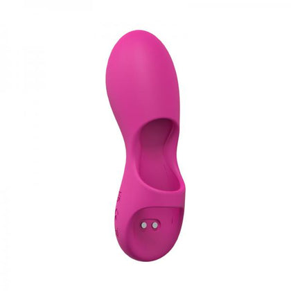 Loveline Joy 10 Speed Finger Vibe Silicone Rechargeable Waterproof Pink