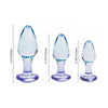 Butties 3pc Acrylic Anal Plug Set