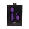 Nu Sensuelle Harlow Nubii Mini Wand W/ Masturbator Purple