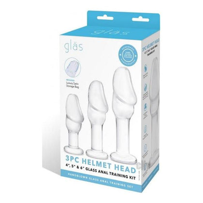 Glas Helmet Head Anal Training Kit - Set Of 3