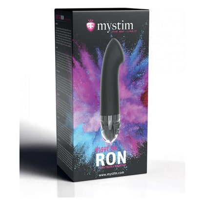 Mystim Right On Ron Estim G Vibrator - Black