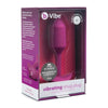 b-Vibe Vibrating Weighted Snug Plug M - 112 g Rose