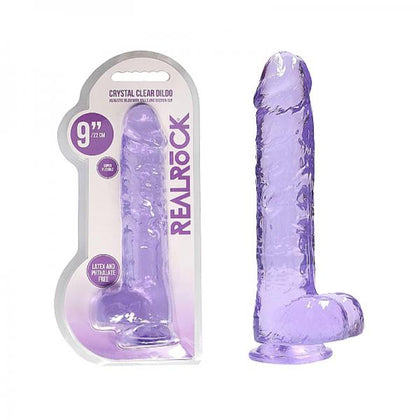 REALRoCK Jelly Dildo With Balls 9 Purpl