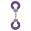 Pleasure Handcuffs Furry - Purple