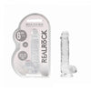 Shots RealRock Realistic Crystal Clear 6 Dildo w/Balls -  Transparent Clear