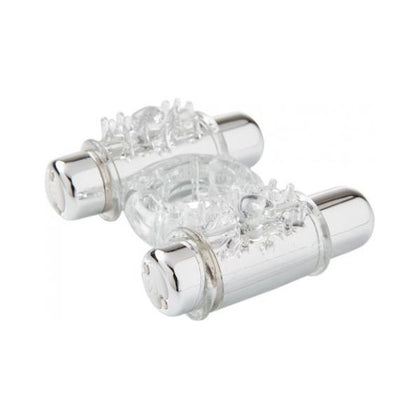 Nu Sensuelle Double Action Cockring 2x7 Function - Clear